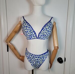 Maaji Reversible Leopard Print Bikin Swimsuit (Size L/XL) NWT